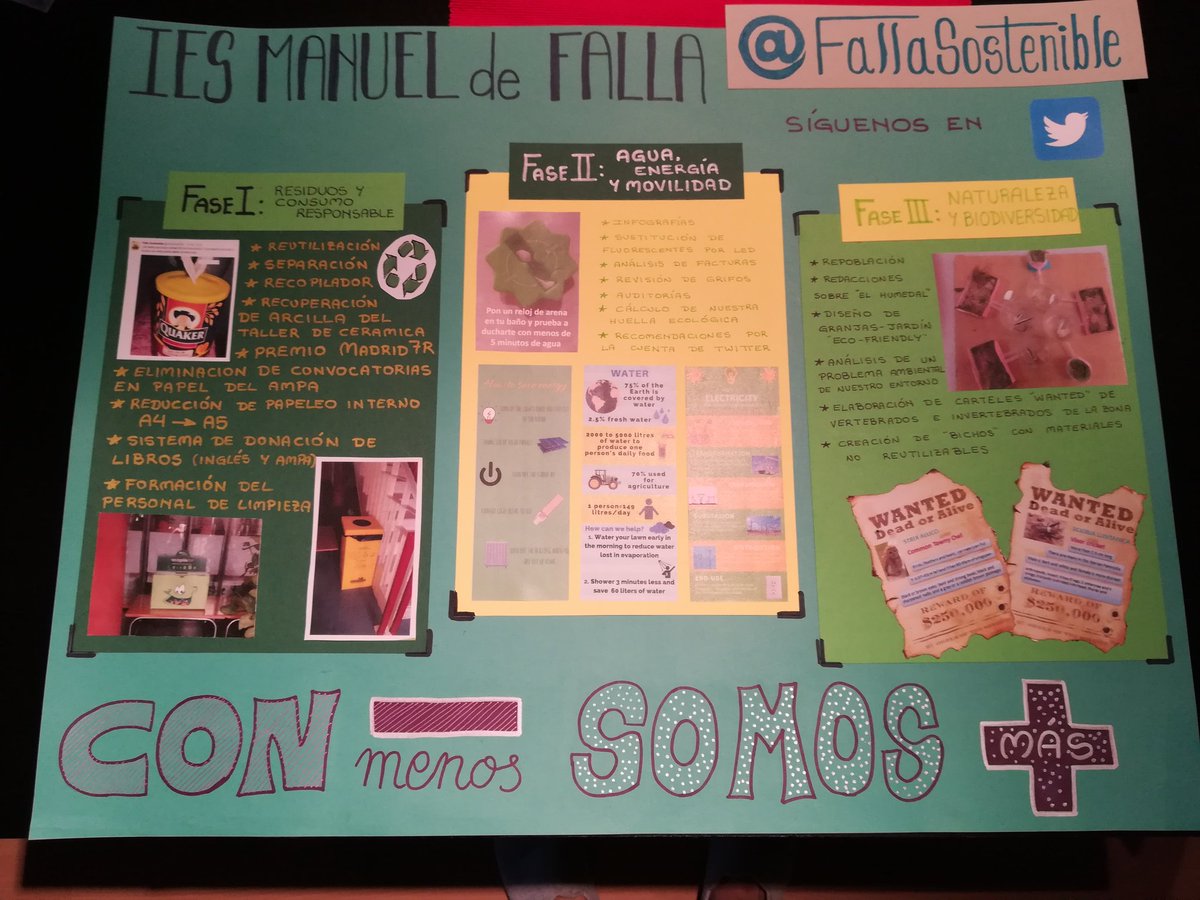 FallaSostenible's tweet photo. Hoy toca fin de fiesta en @CRIFAcacias con la #IVJornadaDeEscuelasSostenibles. Profes y alumnxs compartiendo experiencias y planteando retos de futuro. Gracias a #AmbientalCRIF con @AngelaMonasor https://t.co/2N41cdtHtE