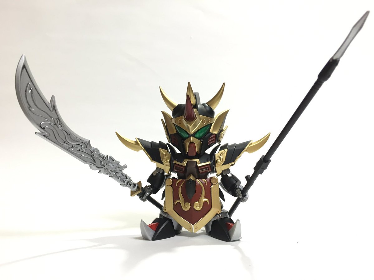 元祖SDのガンキラーをガンダム野郎に登場した武者頑鬼羅阿っぽくしました。 