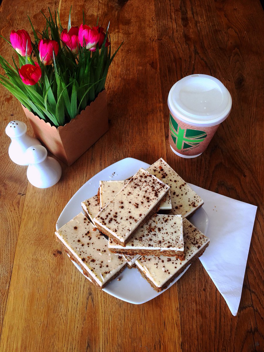 Cappuccino Flapjack #coffee #cake #sunshine #elevenses #ecofriendly #shoplocal