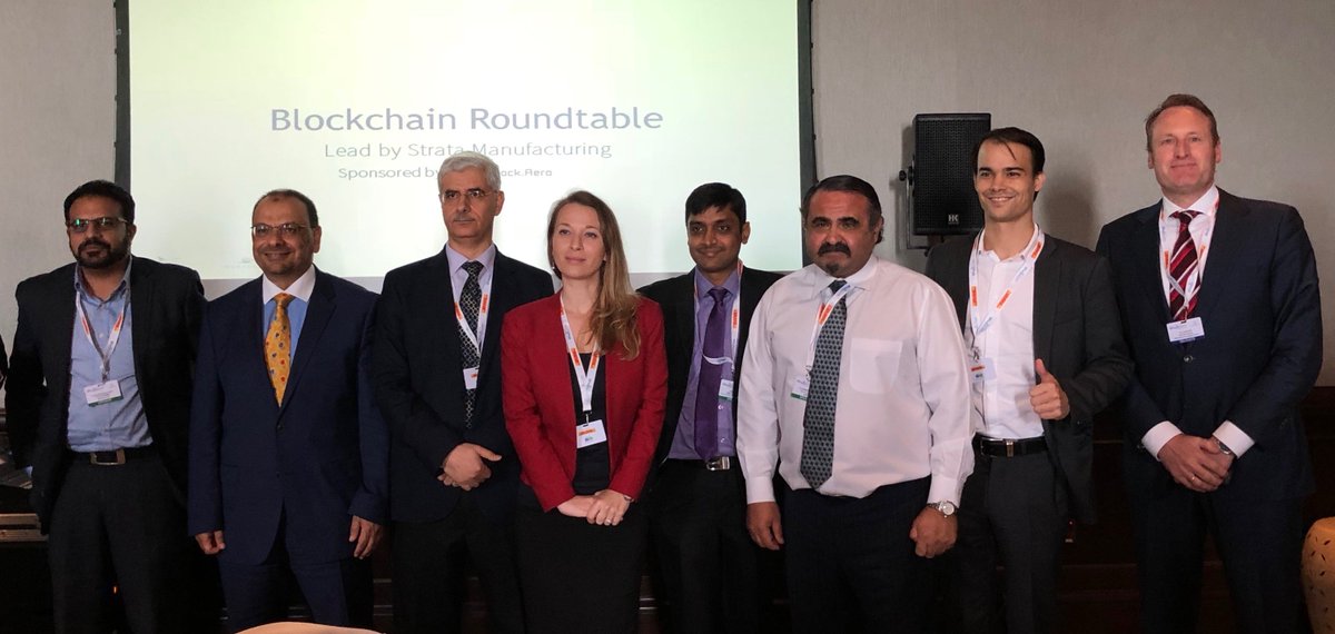 AerospaceGlobal's tweet photo. We welcomed #BlockAero Technologies to this year's Summit. Download their White Paper at https://t.co/hjxsSNYrCf and learn how they plan to unite the #aerospace industry with one of the first viable #blockchain networks. https://t.co/4IRThOHqNi