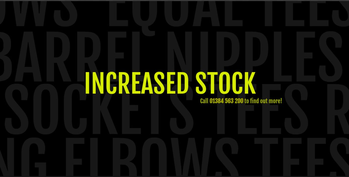 cmt_engineering's tweet image. STOCK ALERT!🔧 Increased stock on site in a variety of sizes and finishes. Speak to our friendly Sales Team at sales@cmt-engineering.co.uk or give us a call on 01384 563 200 for our best prices! #cmtstock #tubefittings #WednesdayMotivation