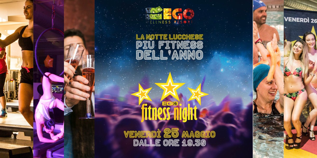 EgoWellness's tweet photo. Torna l'evento Ego più #Fitness dell'anno.
Venerdì #25maggio Ego Fitness night, #24orenostop di Fitness, #allenamento, #zumba, #eventi #Burlesque #Musica e molto altro..
Un evento unico a #lucca! Ingresso Open per tutti!
Registrazioni online qui: https://t.co/dcjrNxP0XP https://t.co/jYOCV3EUiN