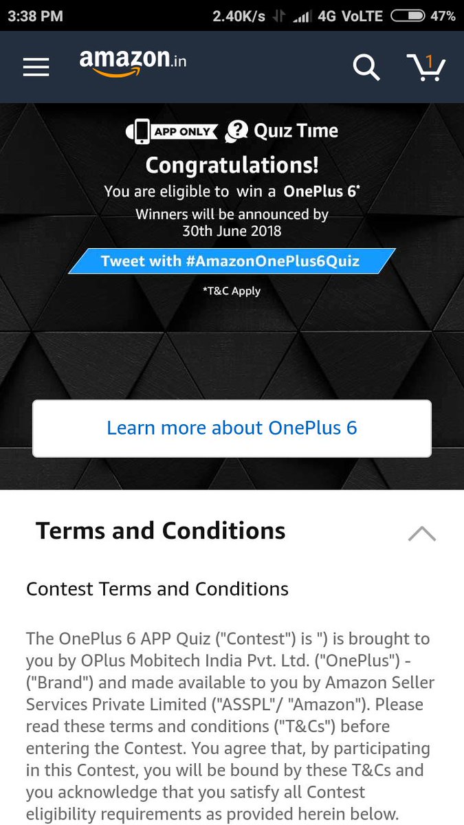 KarunaDeora17's tweet image. #Amazonappquiz