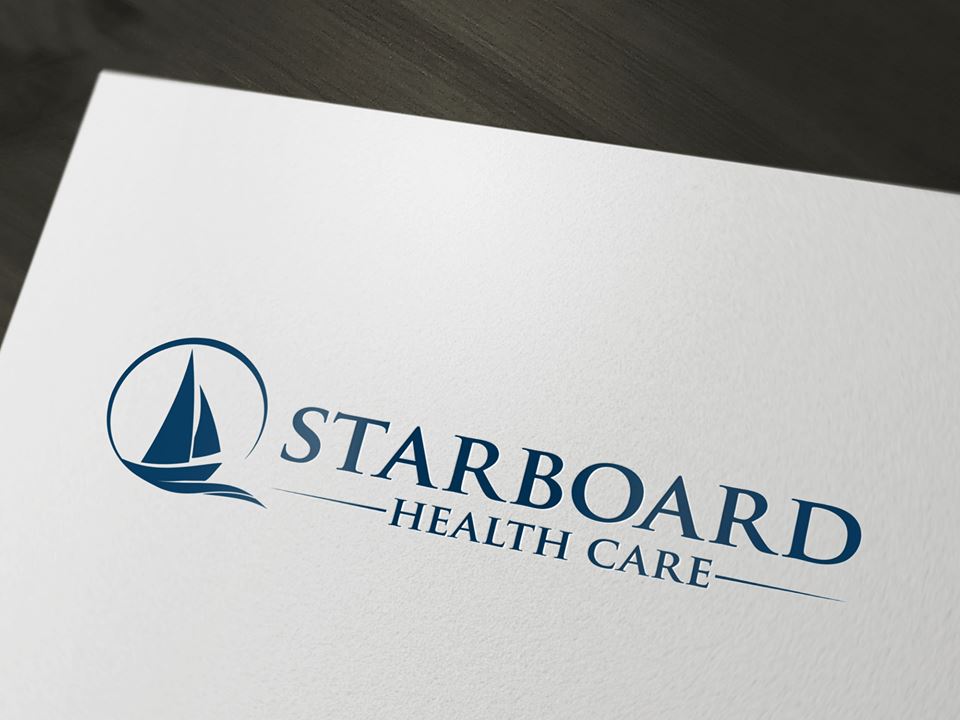 ScapenDesign's tweet photo. Dizajn logotipa / Logo design for Starboard Health Care - a consulting firm https://t.co/NejxyXyKIo
