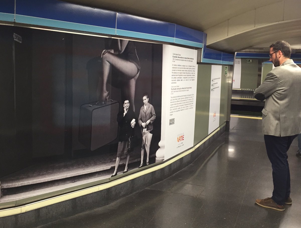 museoreinasofia's tweet photo. A partir de hoy la estación de #Atocha de @metro_madrid  se transforma en, #EstacióndelArte gracias a la colaboración de la @ComunidadMadrid  con los principales museos nacionales @museodelprado , @museoreinasofia  @museothyssen  Recuerda #Atocha metro ahora es #EstaciondelArte https://t.co/eRsFsFm4ie