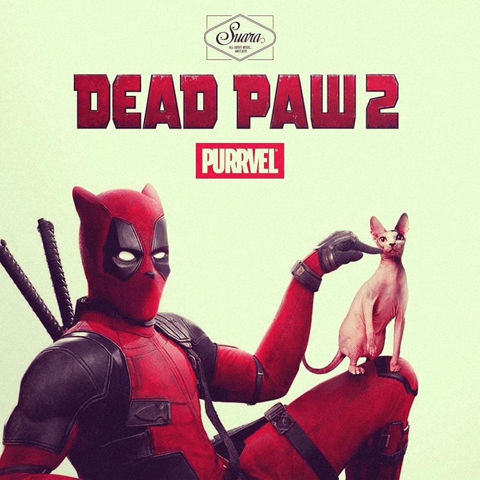SuaraMusic's tweet photo. HE IS BACK! 
#Deadpool #Deadpool2 https://t.co/bGnQ2NDT6E