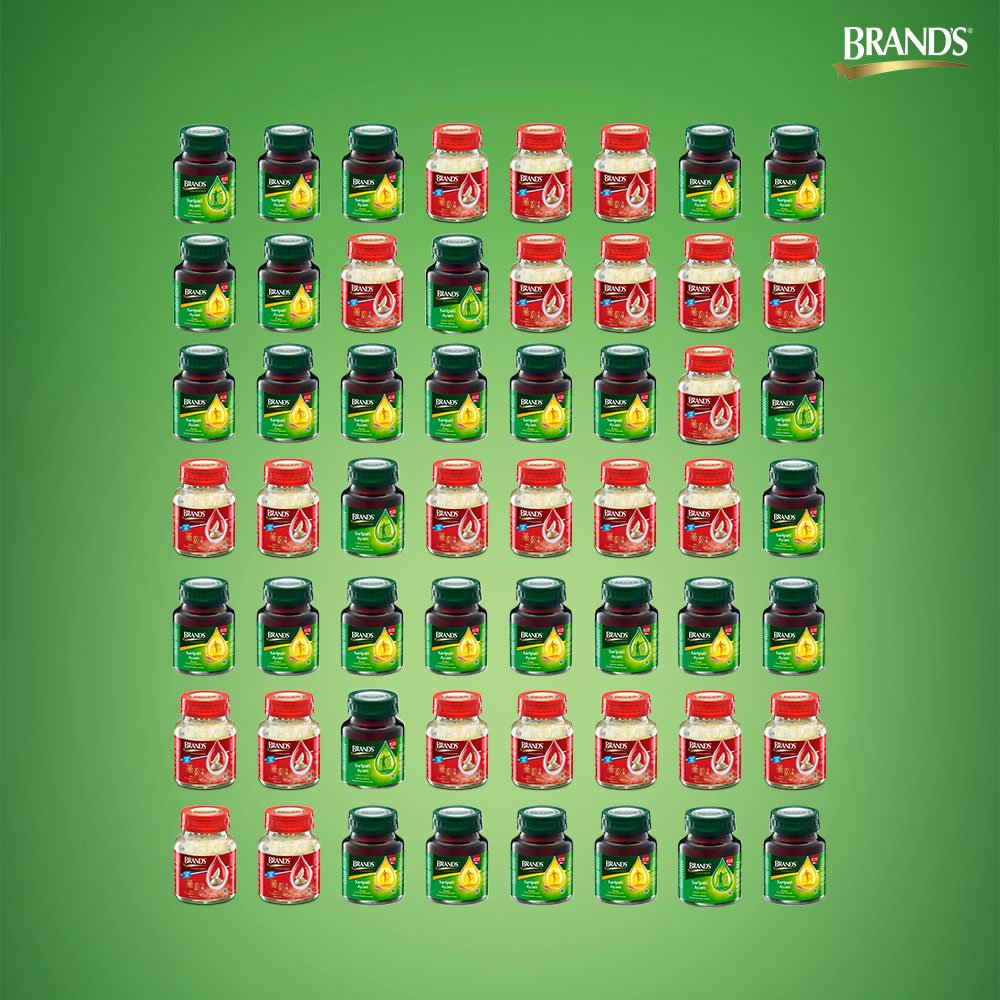 Perut kosong pas puasa bikin kamu lemes dan ngantuk? Segerin dengan menebak berapa jumlah BRAND'S Saripati Ayam Original di gambar ini! Jangan lupa rutin #MinumAyamnya satu botol setiap sahur ya!