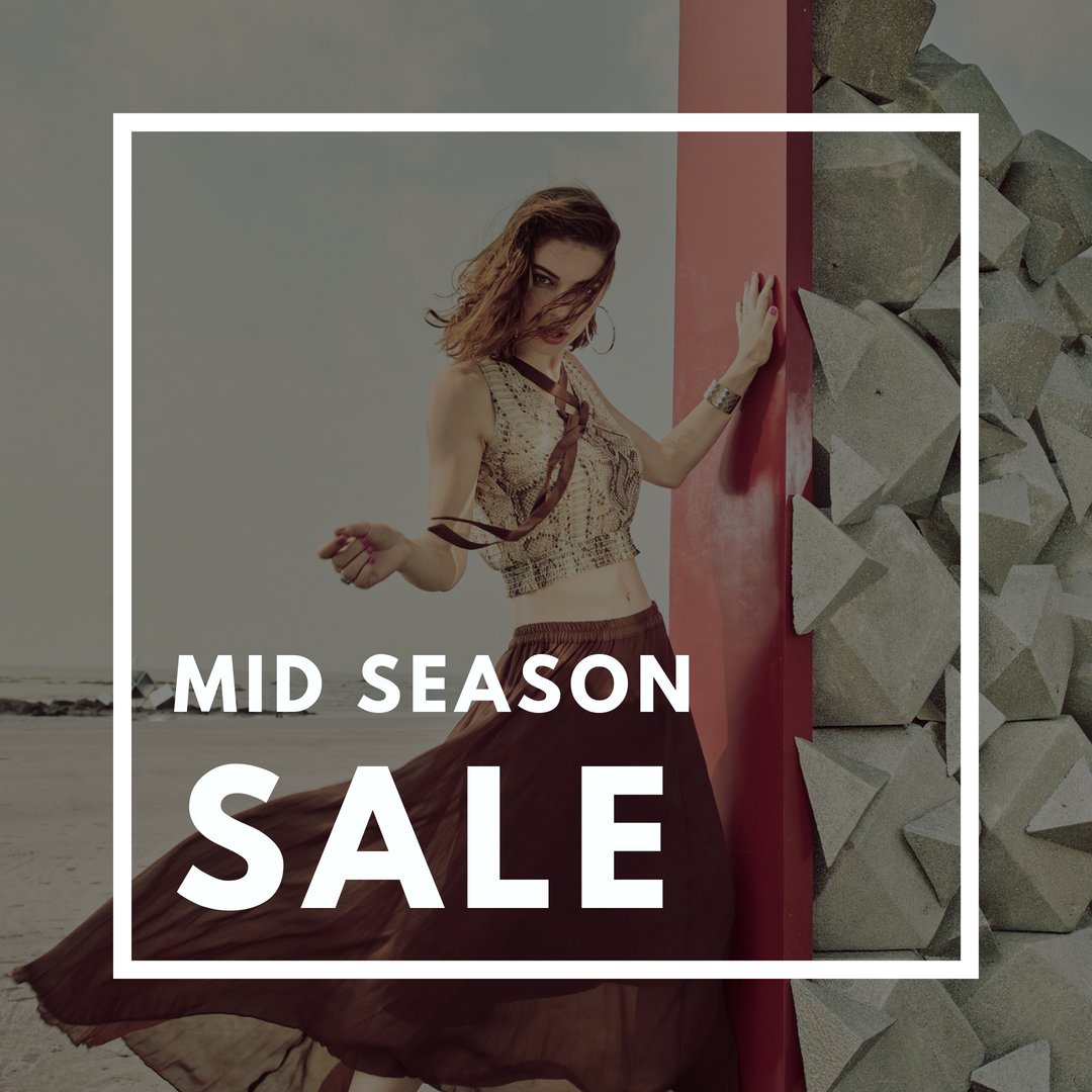 Trendy and appealing is all you need to be this Summer! #MidSeasonSale #109F