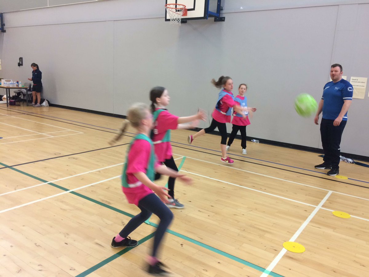 ActiveSchoolsED's tweet photo. It's all go @netball @Games at the Hub! @CanalViewPSEdin @MurrayburnP @PrimaryPc https://t.co/DRU2G2Euoy