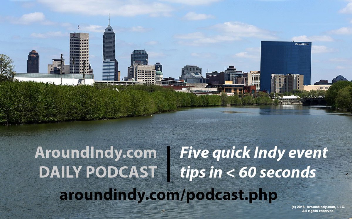 AroundIndy's tweet photo. Daily Podcast # 3,007 for Wednesday, May 23, 2018:
https://t.co/tAEapxFXKe
(link expires 5/23/2018)
#Indianapolis #Indiana
Have a great day, around Indy! https://t.co/PJw9FRrsTc