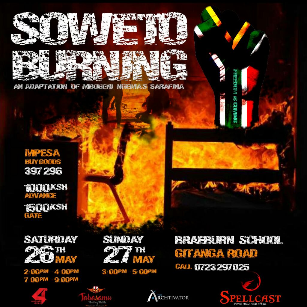 @marjory_atieno 
Its almost here.. Get your tickets 
#SowetoBurning
#Sarafina2018
#SpellcastVibes