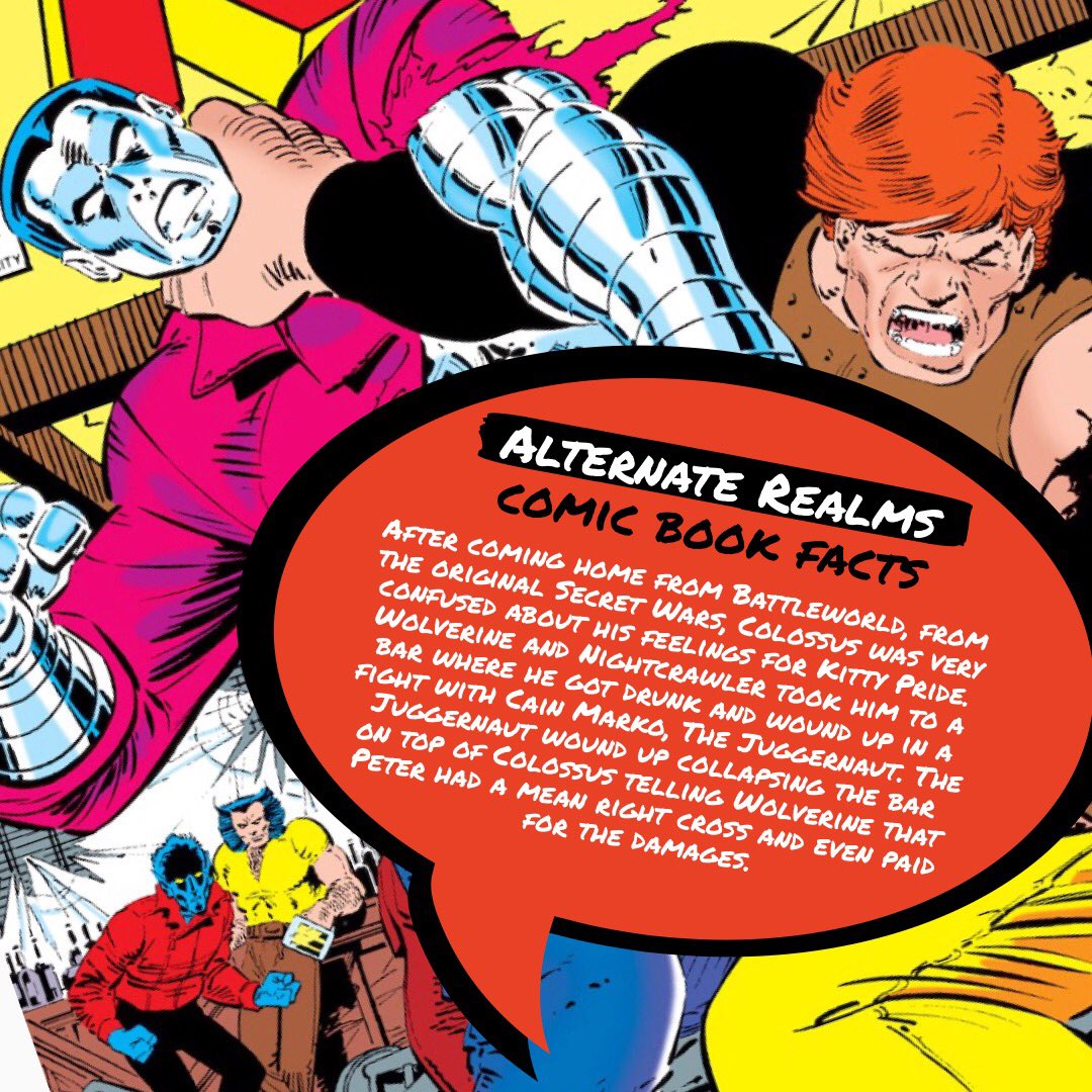 AlternateRealms's tweet photo. #juggernaut #imthejuggernautbitch #colossus #barfight #juggernautvscolossus #deadpool2 #comicfacts #comicfact #alternaterealmscomicfacts #xmen #secretwars https://t.co/oStDt9ntUl