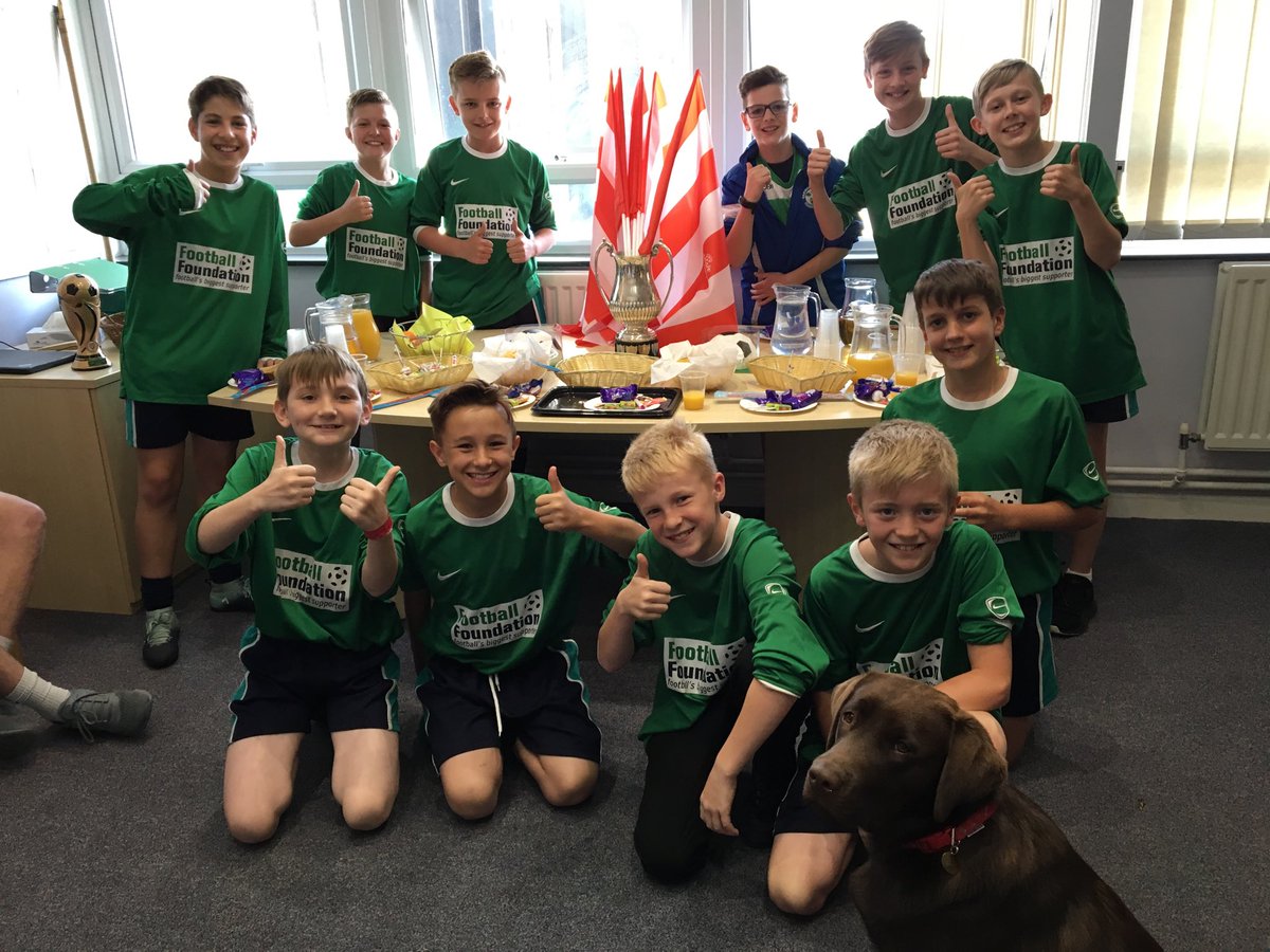 Yesterday I was invited to a party with Mrs Barnes and the football team. Lots of lovely food to celebrate them winning the Cup Final well done boys.
