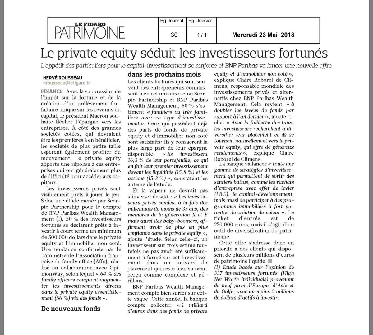 SternPE's tweet photo. Quand le #PrivateEquity séduit les investisseurs privés. En 2017 les particuliers et les #familyoffice étaient déjà ensemble, la 3e source de capitaux pour investir dans les #startup #pme #eti. #CapitalInvestissement Via @Figaro_Economie https://t.co/jNtEbanQii