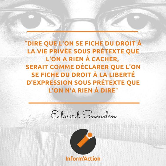 akina_schira's tweet photo. [REFLEXION] La vie privée, c'est l'affaire de tous ! #donnéespersonnelles #privacy #libertédexpression https://t.co/xqjlSTYoP6