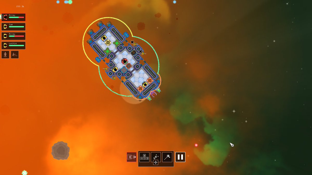 CaptainsWayGame's tweet photo. CW's graphic's overhaul: now featuring even prettier nebula. New playable alpha coming soon! #gamedev #indiedev #gamemaker https://t.co/WDHROx5LDR