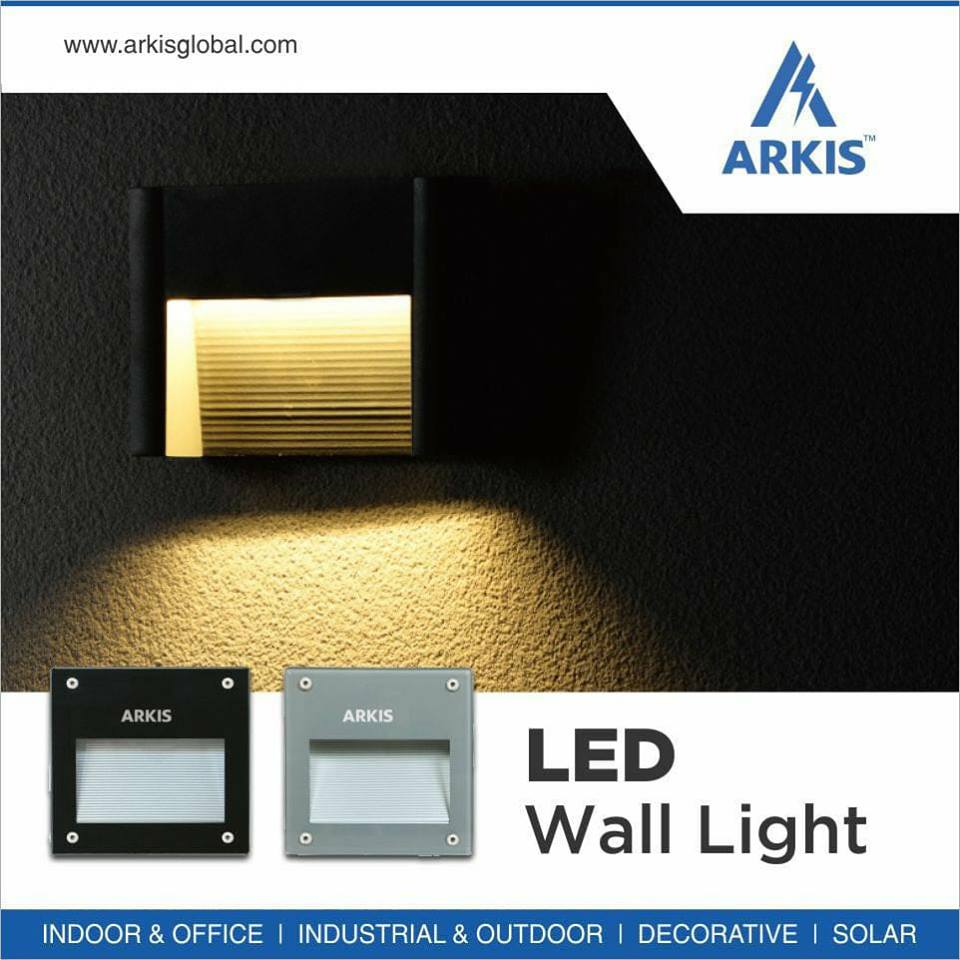 Get ARKIS LED Wall light With Aesthetic Design To Suit Your Surrounding.