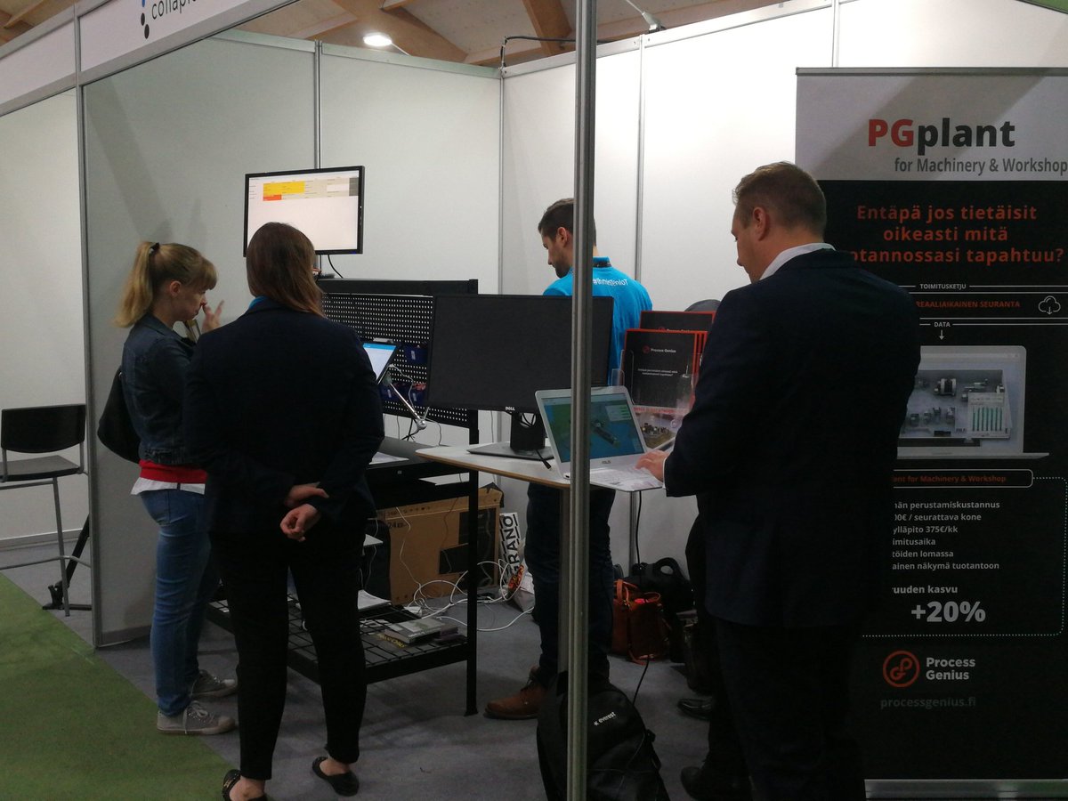 Tule tutustumaan @PohjTeoll messuihin <a href="/Oulu/">Oulu</a> ssa! Mukana myös <a href="/collapick/">Collapick</a>. #osaajat #digitaltwin #uuttaideaa #tuotantonousuun