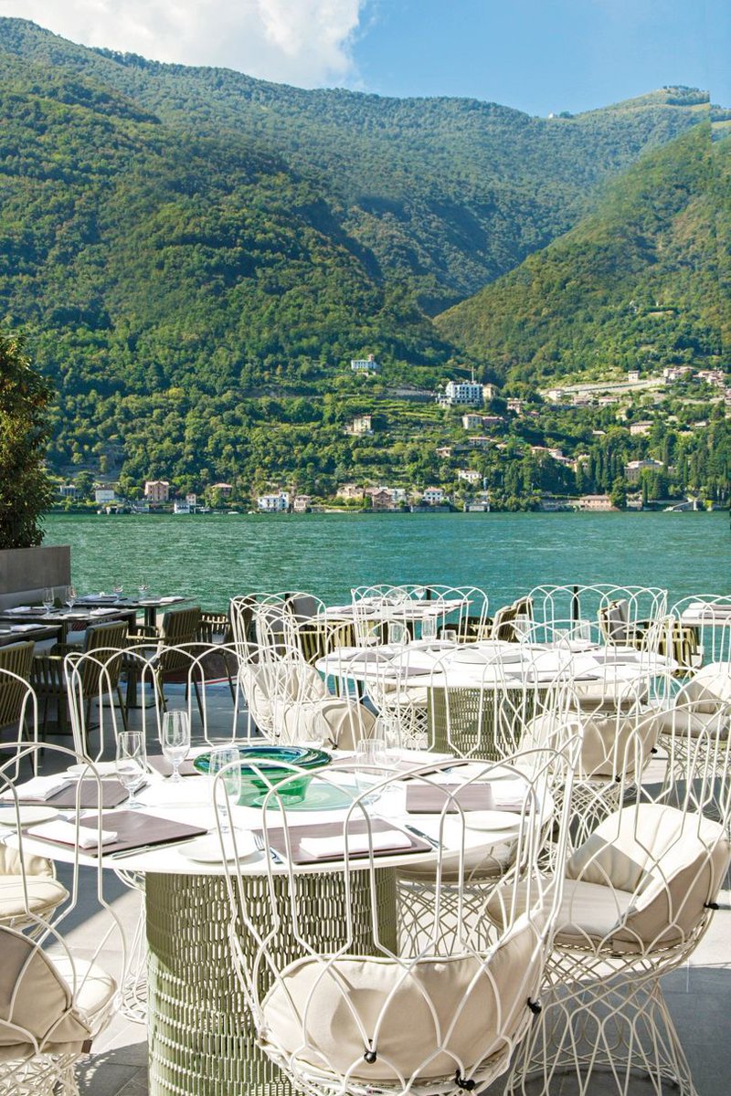 cntraveller's tweet image. Breakfast with a view at Lake Como.