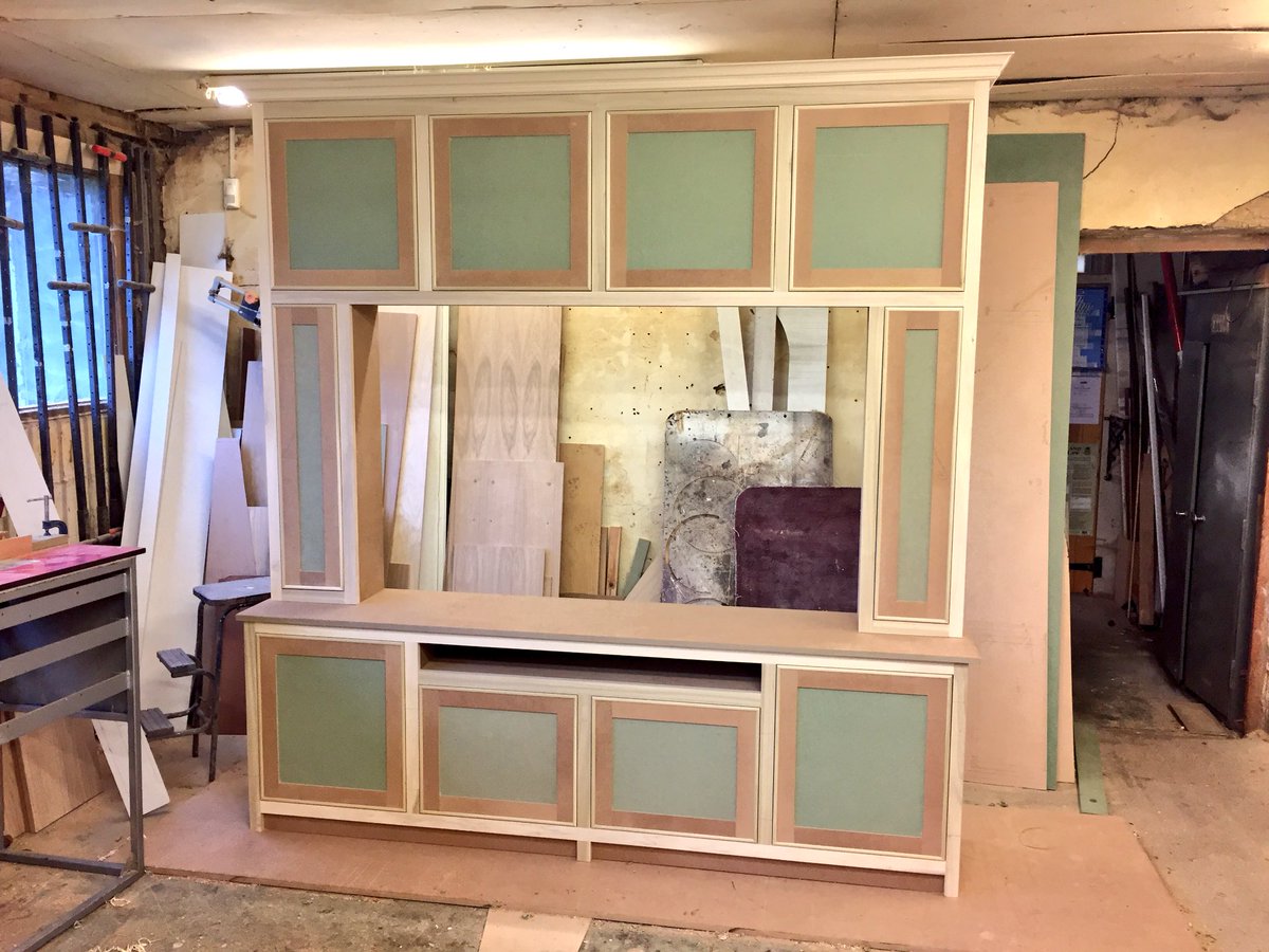 Our latest cabinet has been built around a 67” tv #tvcabinet #bespoke #furniture