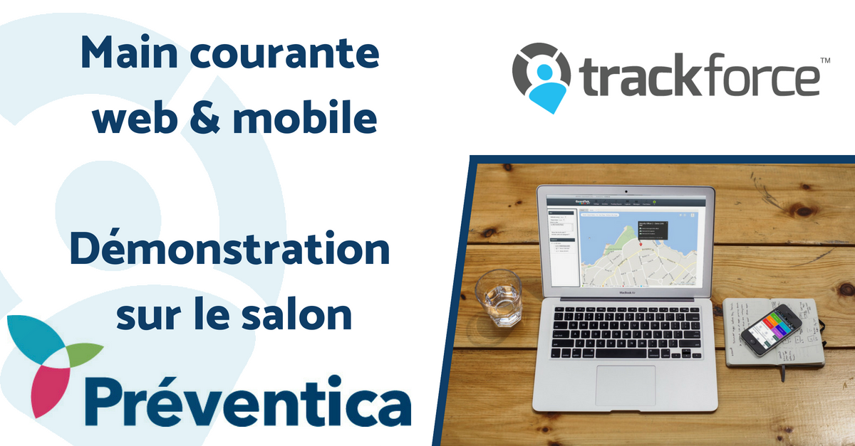 TrackforceFR's tweet photo. Professionnels de la sécurité ! Venez tester notre solution main courante électronique sur mobile lors de @Preventica_Secu du 29 au 31 Mai à Lyon. Pour réserver votre démo c'est ici https://t.co/wmkcm54AbD https://t.co/UCD4RvyFol