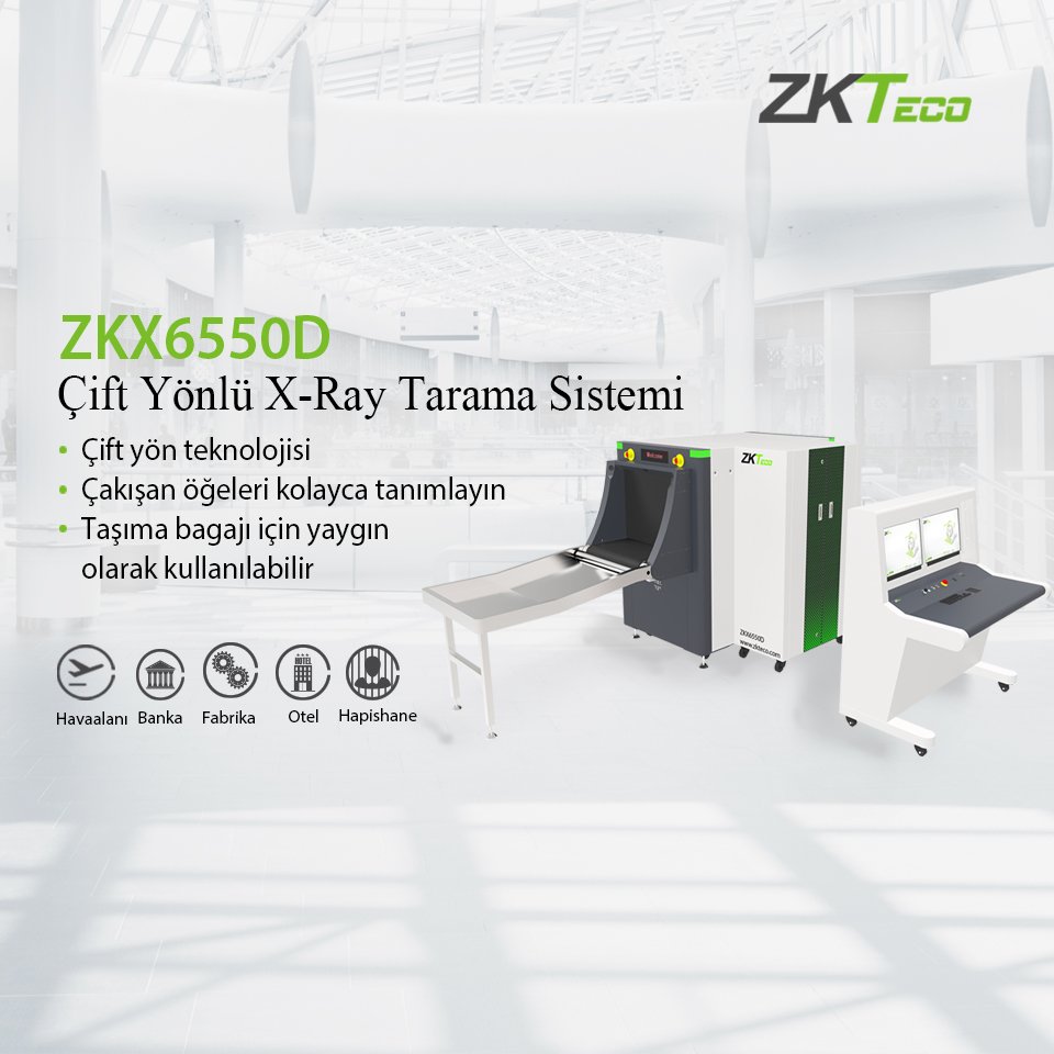 X-ray cihazı yelpazemiz geniş demiştik ! ZKX6550D'yi incelediniz mi ? #xray #zkteco #zkx6550d bit.ly/2x00eRs