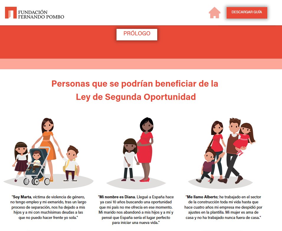 FundacionFPombo's tweet photo. #ComparteHoy "Guía práctica para la aplicación de la ley de segunda oportunidad a personas vulnerables". Descarga gratuita en https://t.co/jEq9xVrtD1 https://t.co/LCv2EUcL4f