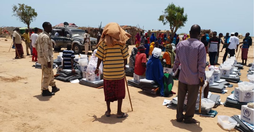 UNHCRSom's tweet photo. Unhcr Somalia in collabo with National IDP and Refugee Agency (NDRA) &amp; implementing partner CCBRS are  stepping up assistance 2 people affected by Cyclone Sagar . On 22 May, 300 households in Buloxar and Elsheikh, Woqooyi Galbeed region were assisted with family essential kits https://t.co/VLfMhMj8xO