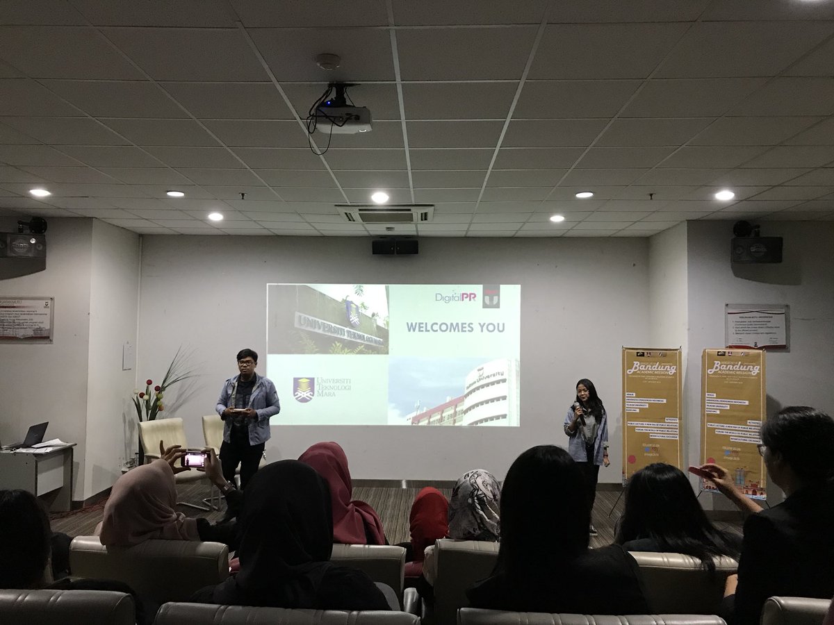 magic2k18's tweet photo. Representatives from Telkom University to present on Digital PR &amp; Activities 

#magic2k18 #UiTMxTelkom https://t.co/XcGaTTIStH