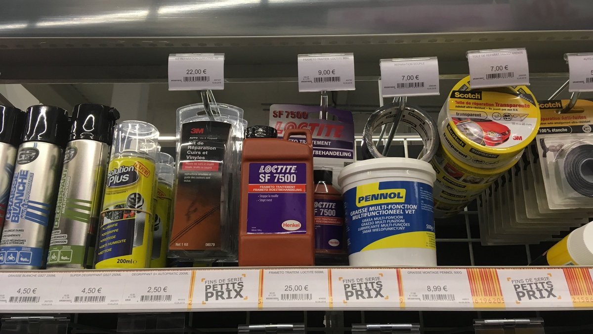 NorautoBeynost's tweet photo. #BonPlan chez #Norauto #Beynost
Nous avons refait notre rayon colles/scotchs/lubrifiants avec plein de nouveaux produits
Bonne nouvelle : nous avons baissé les prix de tous les produits qui sortent de la gamme. https://t.co/Qge4VGmfco