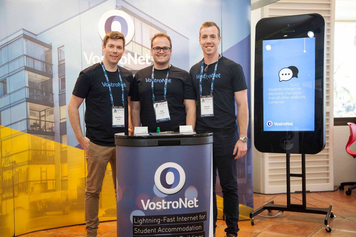 VostroNet's tweet photo. VostroNet attended the 2018 StarRez APSAA Conference last week at the Marriott Hotel Surfer's Paradise!
VostroNet provides high-speed internet to student accommodation buildings across Australia and New Zealand.
#StarRez #APSAA #Conference #VostroNet #StudentAccommodation https://t.co/kZSJsNdjdw