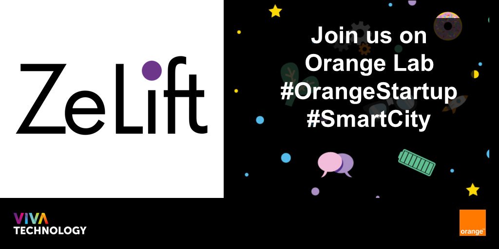 J-1 avant #VivaTech ! Retrouvez-nous dès demain sur le Lab <a href="/orange/">Orange</a> pour découvrir ZeLift. #innovation #smartcity #startup 
<a href="/OrangeFabFr/">Orange Fab France</a> <a href="/VivaTech/">VivaTech</a>