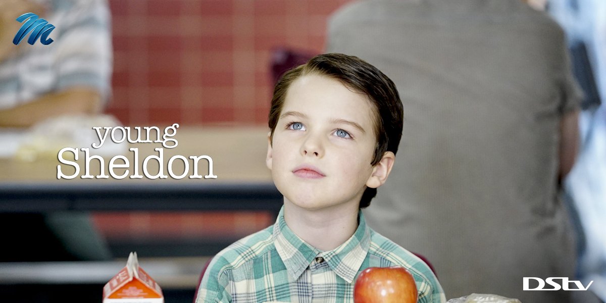 DStv's tweet photo. Young Sheldon melts our hearts every week 😍 -  even with his one-liners. See what he's getting up to with a BRAND NEW episode tonight at 7:30pm on @MNet Ch101 and on #DStvNow: https://t.co/ysKeBuAZw4 https://t.co/JYrMb70AlB