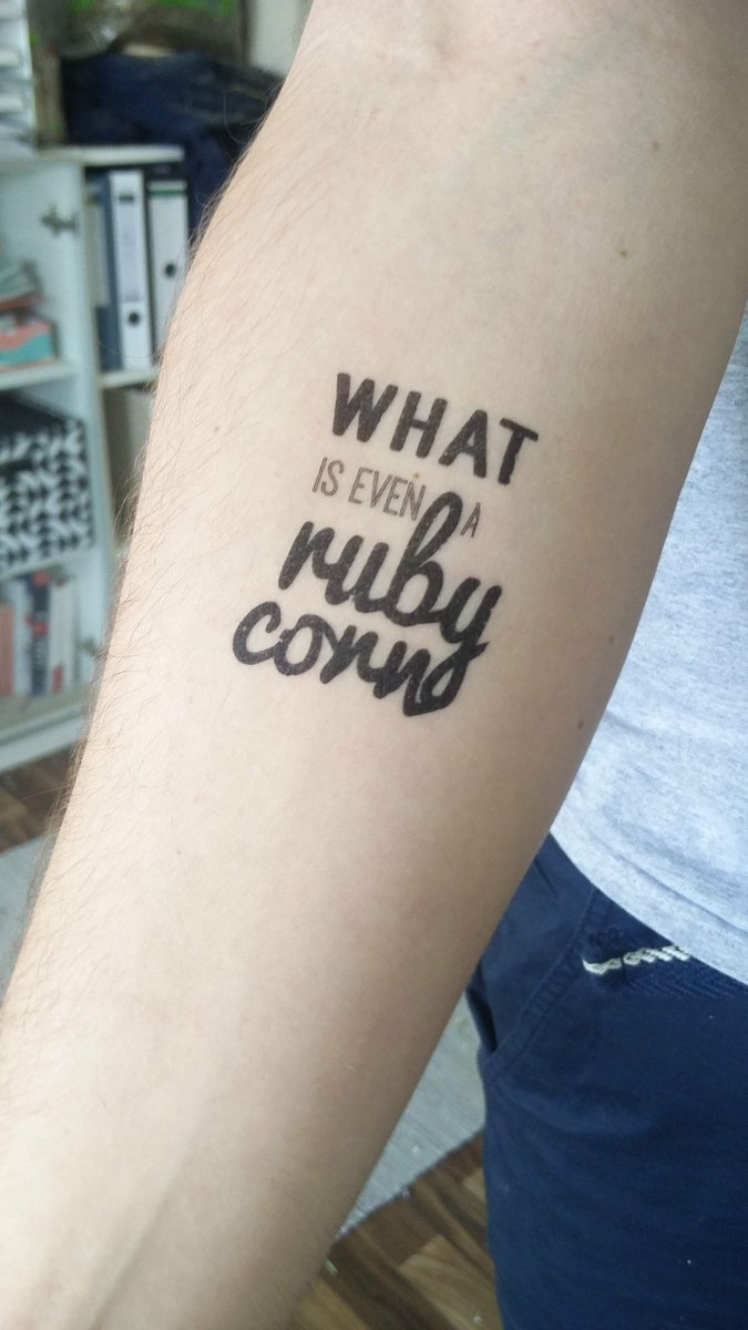 PragTob's tweet photo. Yesterday we celebrated 5 years of @rubycorns !
Been a great journey - from a group of eager learners to a support community and network of developers and friends.
Also all the lost corns, you're still corns by heart. We miss you :)
#rubycornsforever #rubycornsrule https://t.co/DonFwft01O