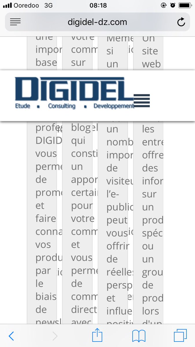 saly3301's tweet image. Such beauty 
Such experts 
Such responsive
@DIGIDELdz #terribleui #ux