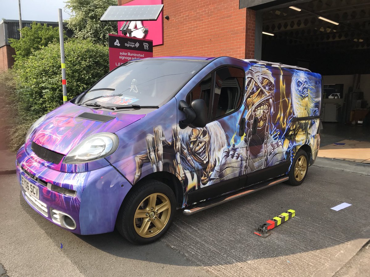 SignsStoke's tweet image. This little beauty rolled out earlier this week . Client : “ I want it to be rock &amp;amp; roll “ Us : “ hold my drink “