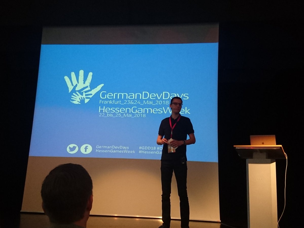 JustinZwack's tweet photo. And the next game developer conference @GermanDevDays begins! This will be great!
#GDD18 #DevDays18 #gamedev https://t.co/MreRujqBub