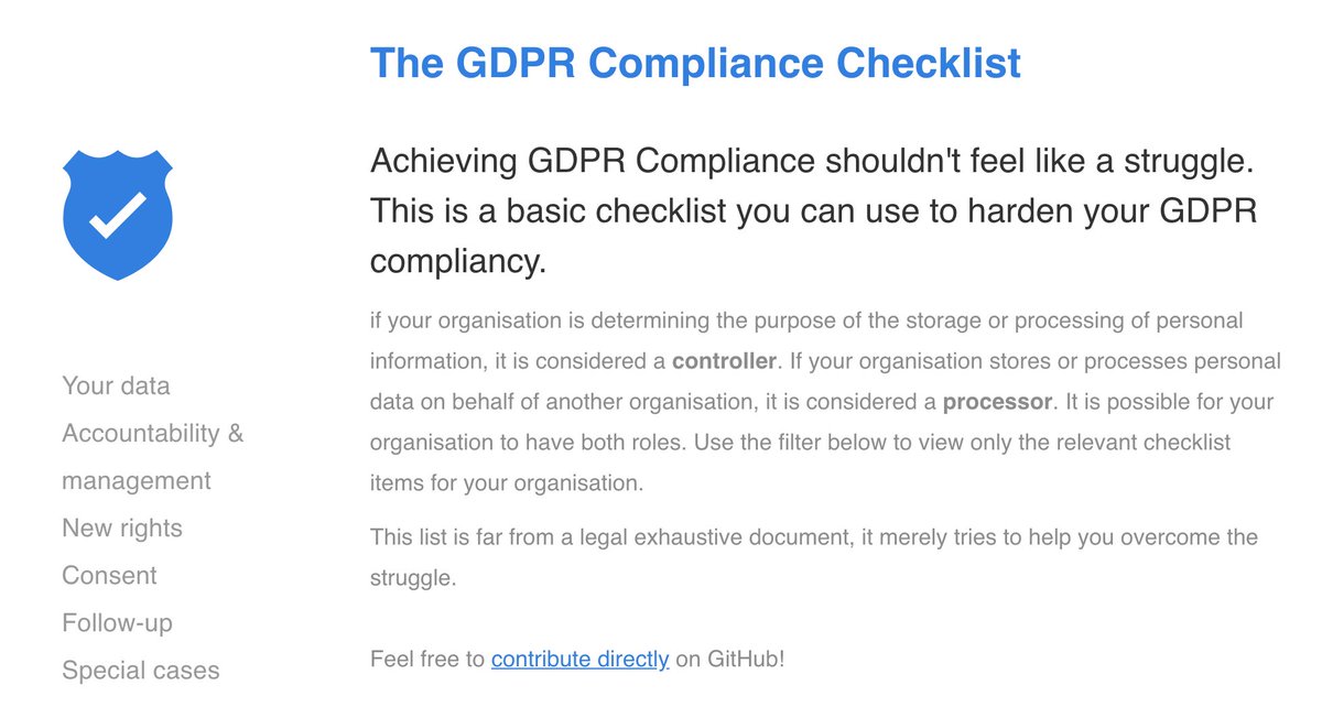smashingmag's tweet photo. Just in case you are trying to make sense of GDPR, here are some great resources to help you out:

Good Guide
https://t.co/6KyMqDbv1Q

Checklist
https://t.co/TuVAiMSevt

For developers
https://t.co/8JXEpw8D68

For designers
https://t.co/glFjsZMxKm https://t.co/QsEQkIJwFU