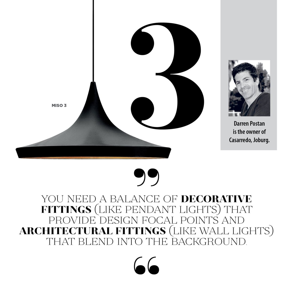 SpazioLighting's tweet photo. ASK THE EXPERT: 
We spoke to Darren Postan, owner of @Casarredo about the best ways to use pendant lights, whether as a focal point or trendy bedside lamps. #interiordesign #lightingdesign #spaziolighting https://t.co/eNDL3rTAew