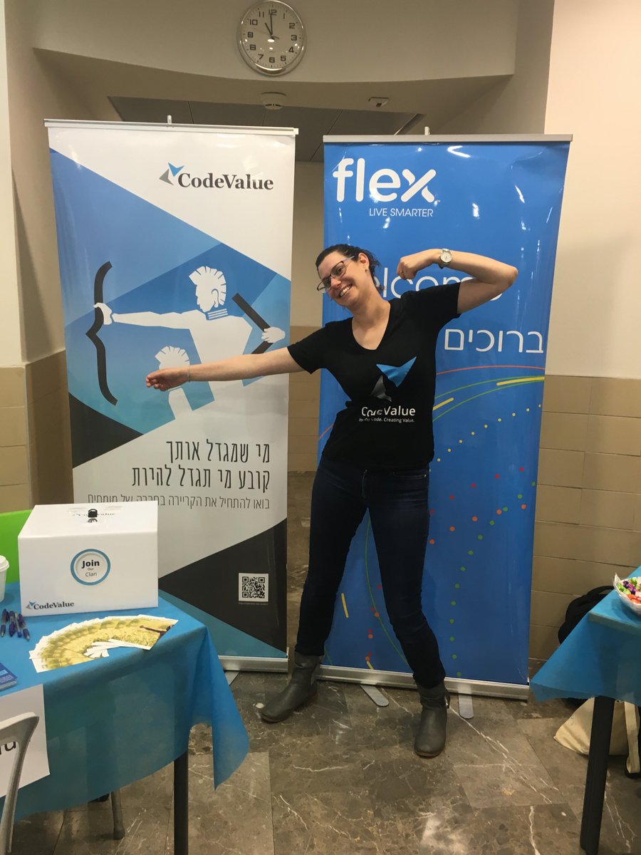 CodeValue's tweet image. #CodeValue is recruiting the next generation of student graduates. We already visited Shenkar College, ORT braude, The Academic College TLV and on our way to many more! Check out your next challenge>> codevalue.net/careers/