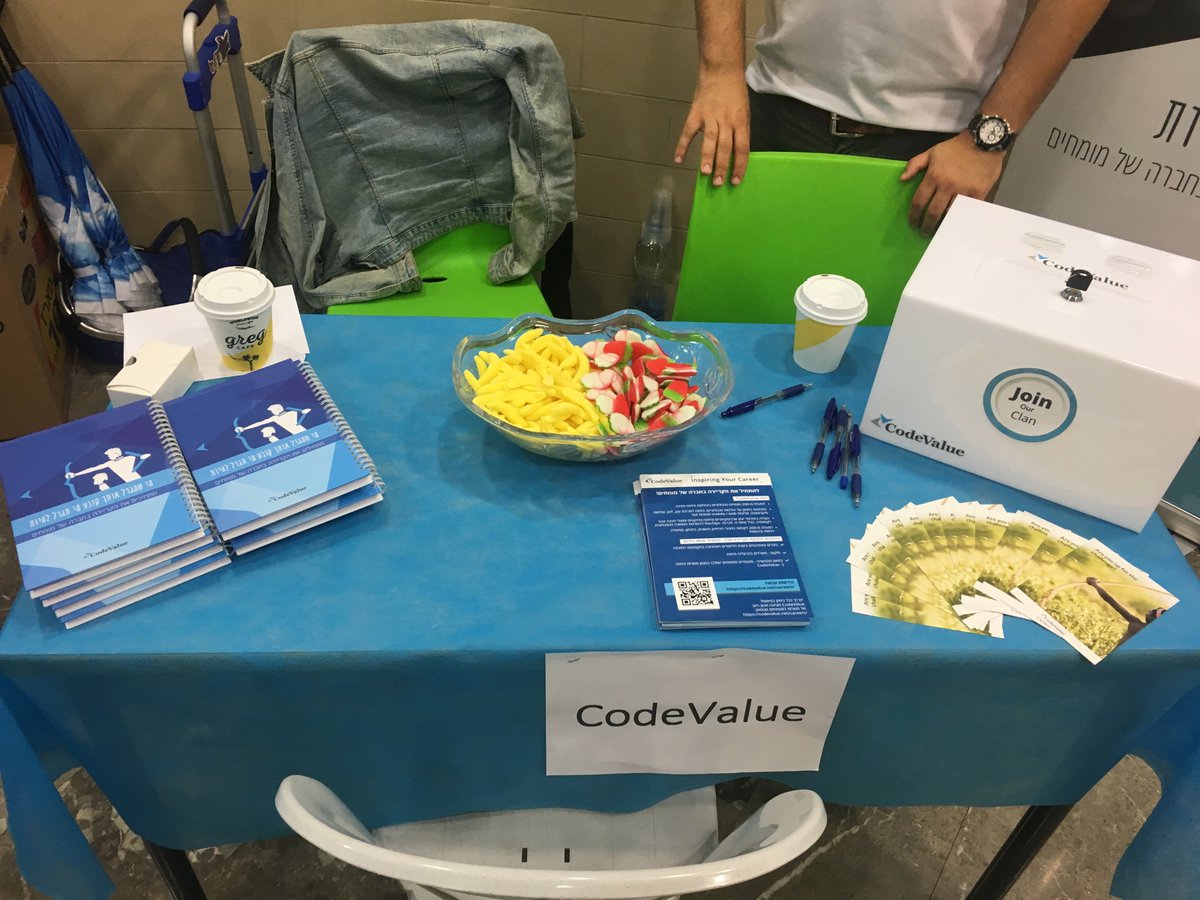 CodeValue's tweet image. #CodeValue is recruiting the next generation of student graduates. We already visited Shenkar College, ORT braude, The Academic College TLV and on our way to many more! Check out your next challenge>> codevalue.net/careers/