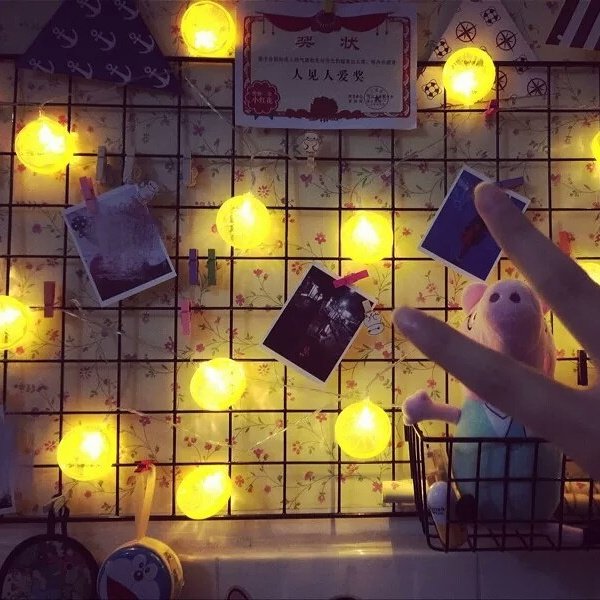 nbakilight's tweet image. #lemonslice #ledfairystring #summerstringlights #summerlights #homedecorlights #Akilight