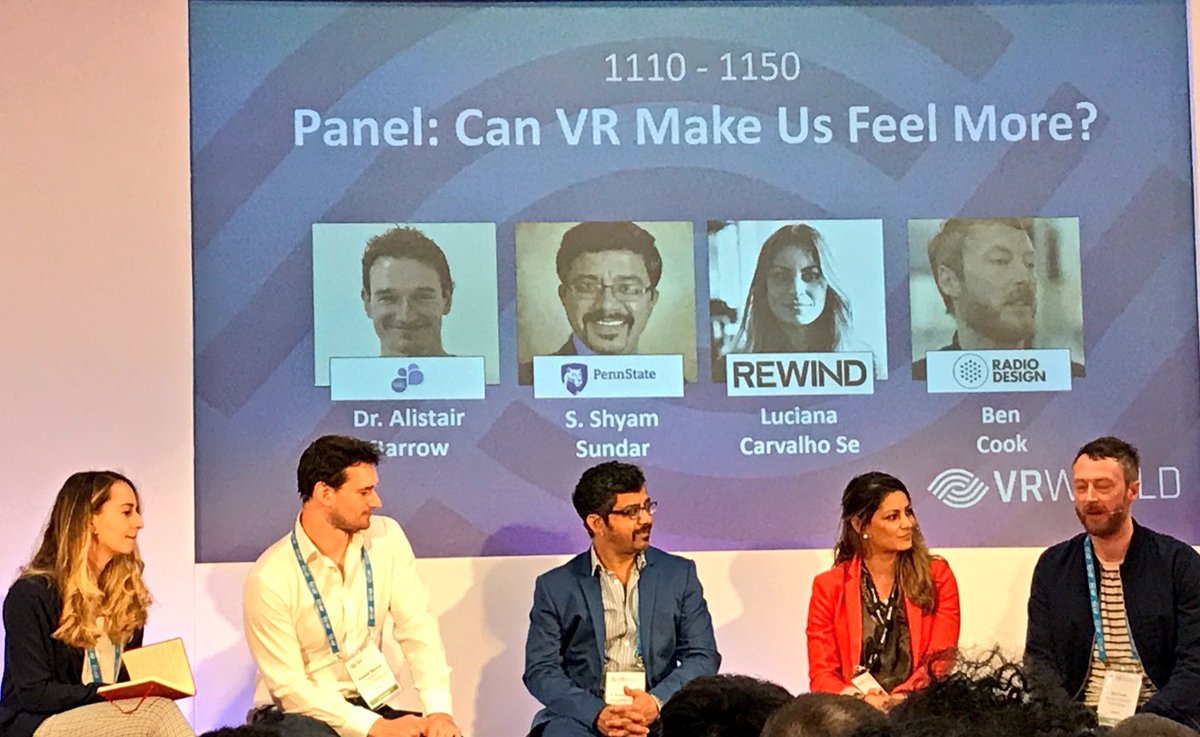 Panel discussion: Can #VR make us feel more?
