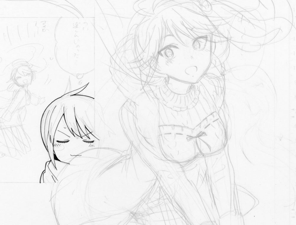 「水曜少年コナ…サンデー発売日!
初恋ゾンビ126話「その頃、イヴと指宿」載ってお」|峰浪りょう 「少年のアビス」12巻3/17から発売中！のイラスト