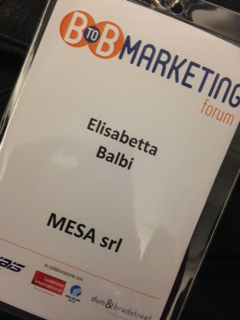Iabetta's tweet photo. Oggi al  #btobmarketing Forum! #leadmanagement #innovation #alwayslearning #b2b https://t.co/sFMrs0hwrl
