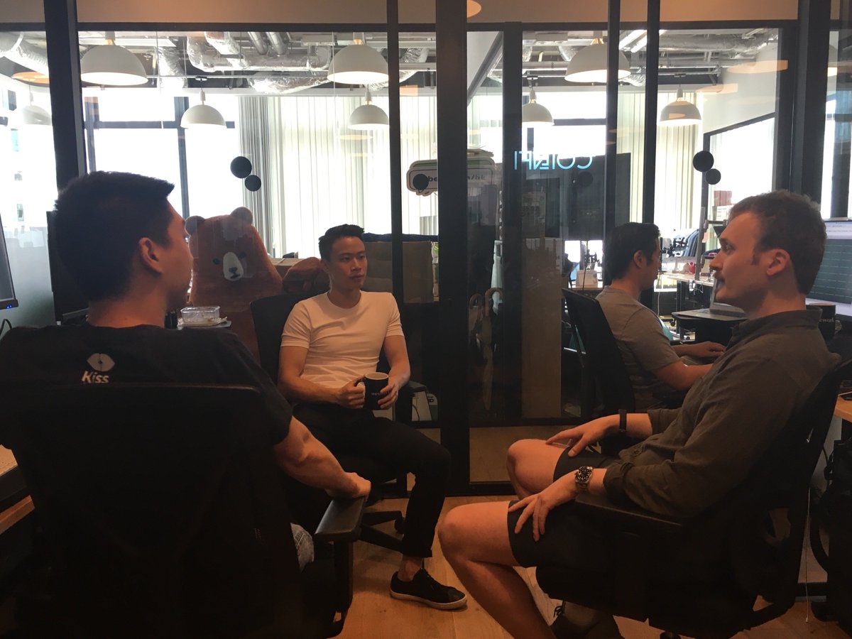 coin_fi's tweet photo. From Barcelona to HK, Welcome to the #CoinFi team @ASvanevi It's great to have you in the office! #blockchain #Crypto #bitcoin #cryptocurrencies https://t.co/sJ5gZmUyh8