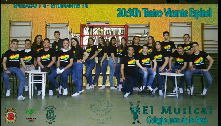 C_JuandelaRosa's tweet photo. Y esta casi todo preparado para #Musical4ESO. No te lo puedes perder hoy y mañana a las 20.30 en Teatro Vicente Espinel. @FundUnicaja https://t.co/kNxmwwcaAA