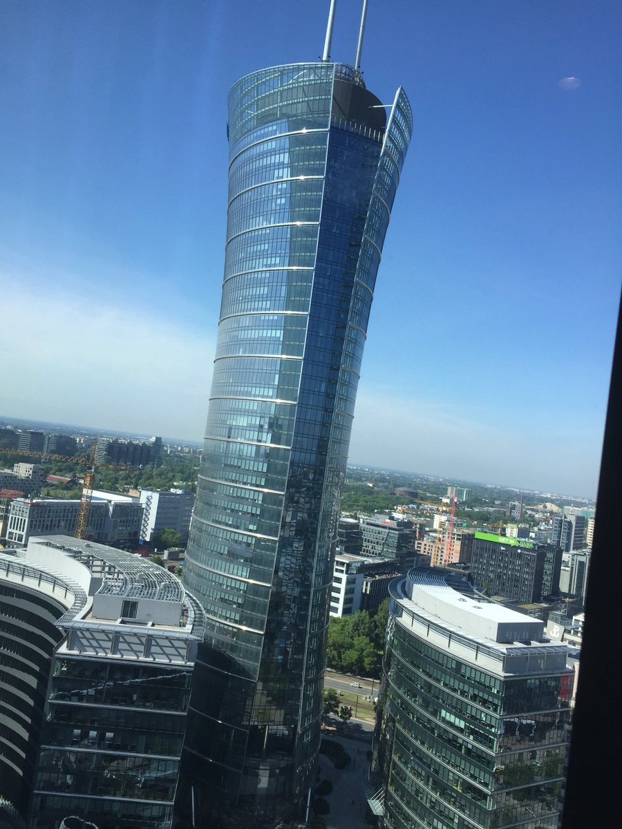 Morning view from panorama suite <a href="/rsmEBA/">Reba</a> in Hilton Warsaw Fantastic day for a great event