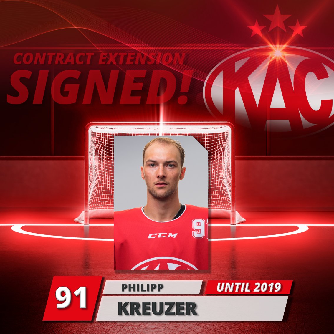 EC_KAC's tweet photo. Philipp Kreuzer #signed! #Rotjacken #EBEL #EBELtransfers https://t.co/KseYePybMm