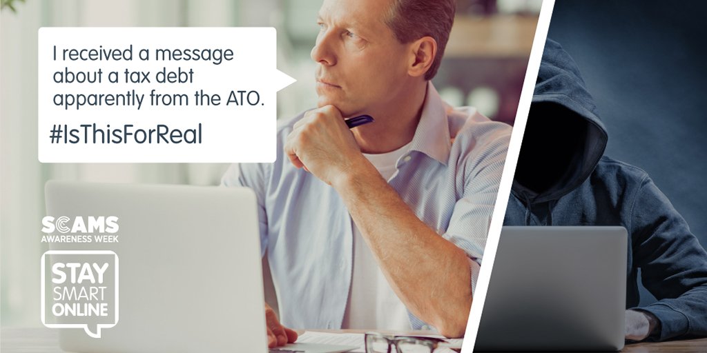 ConsumerWA's tweet image. Being threatened by someone who says they’re from the government or a well-known business is scary. Hang up, then get the organisation’s number from an independent source and check if they did contact you. More at scamwatch.gov.au/scamsweek2018 #ScamsWeek18 #IsThisForReal